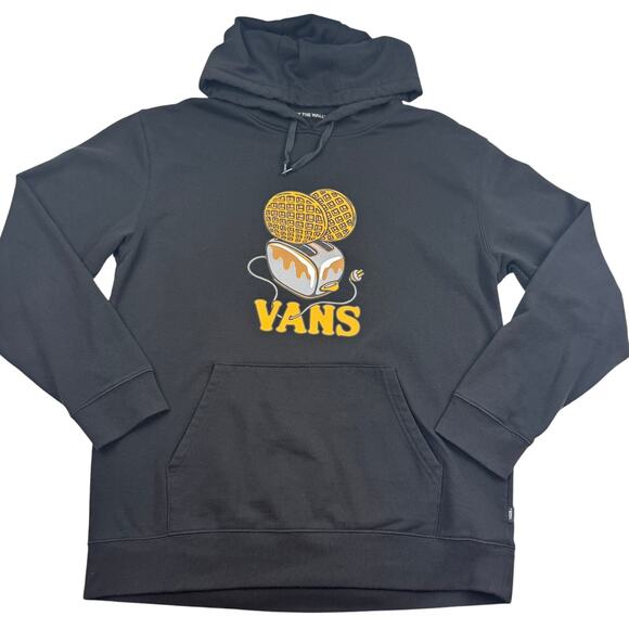 Vans Other - Vans Off The Wall Grunge Skater Waffle Toaster Logo Fleece Hoodie Men's Size XL